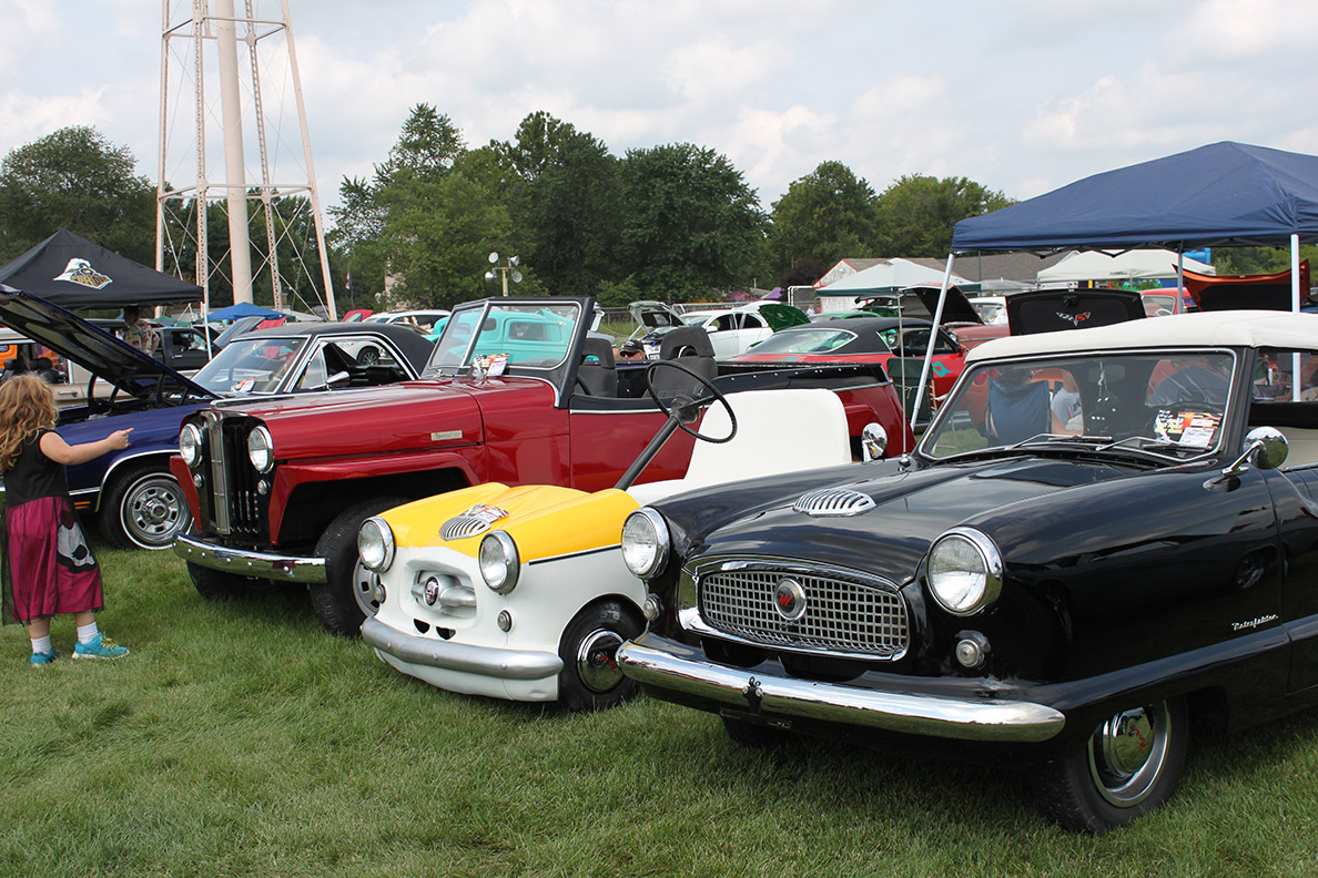Classic cars at car show